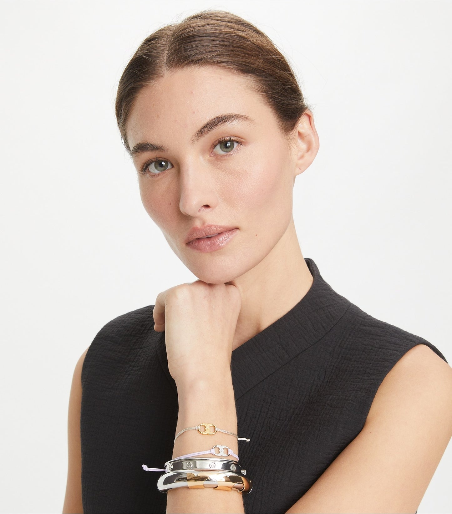 Tory Burch Embrace Ambition Bracelet - Tory Gold / Green