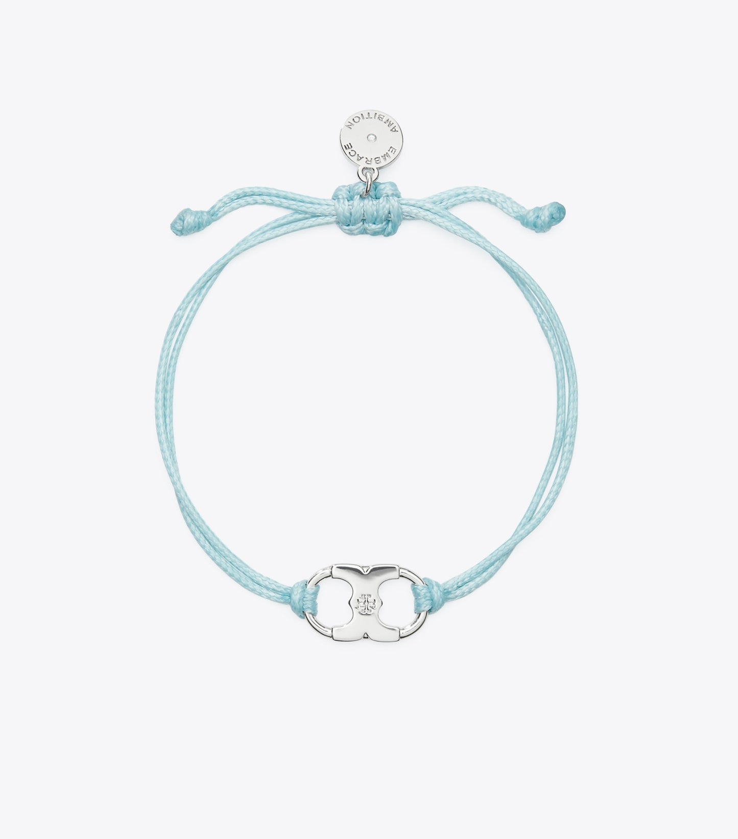 Tory Burch Embrace Ambition Bracelet - Tory Silver / Light Blue