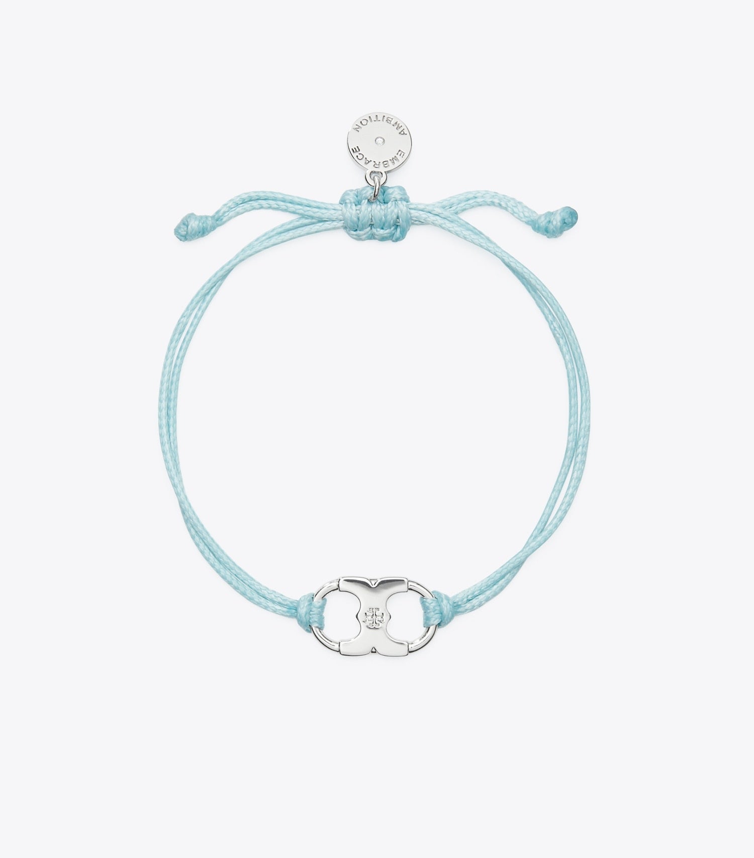 Tory Burch Embrace Ambition Bracelet - Tory Silver / Light Blue
