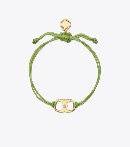 Tory Burch Embrace Ambition Bracelet - Tory Gold / Light Green