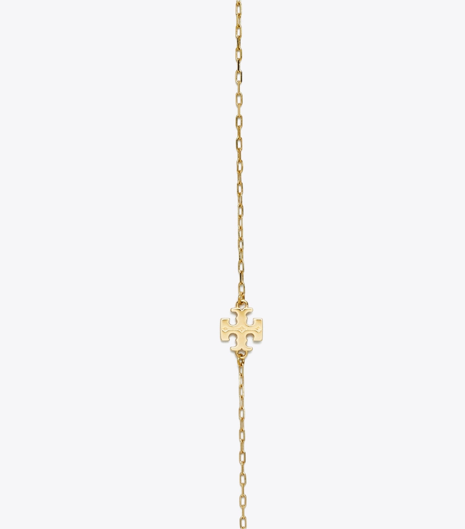 Tory Burch Forget Me Not Long Necklace - Tory Gold