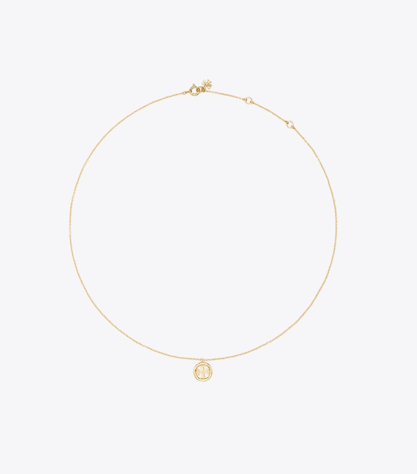 Tory Burch Icon Pendant Necklace - Tory Gold