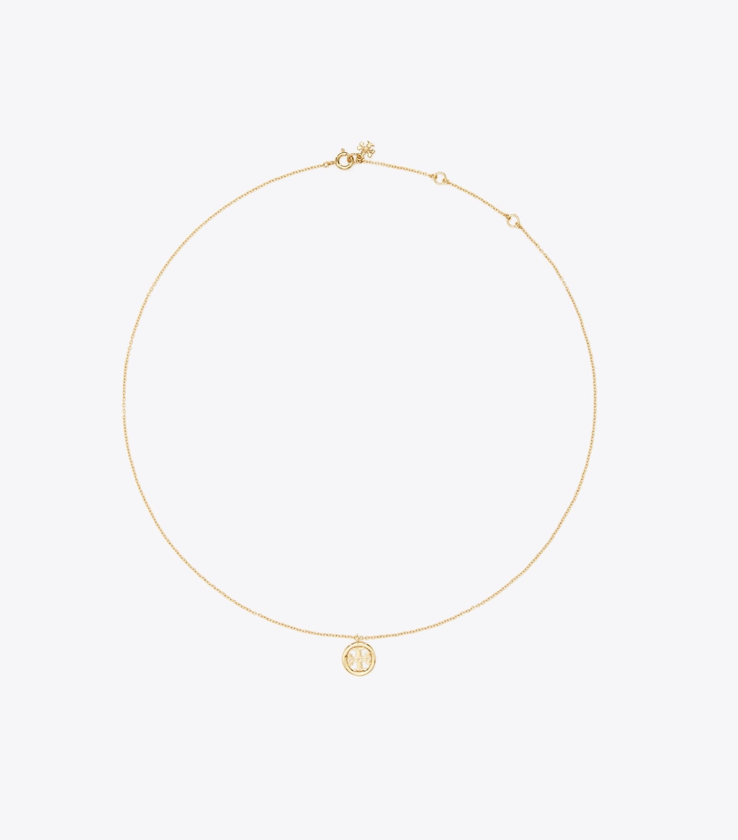 Tory Burch Icon Pendant Necklace - Tory Gold