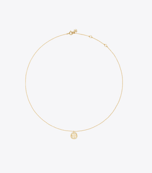 Tory Burch Icon Pendant Necklace - Tory Gold