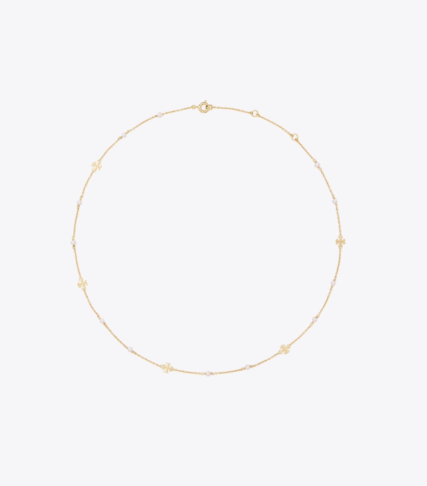 Tory Burch Moondance Pearl Necklace - Tory Gold / Pearl