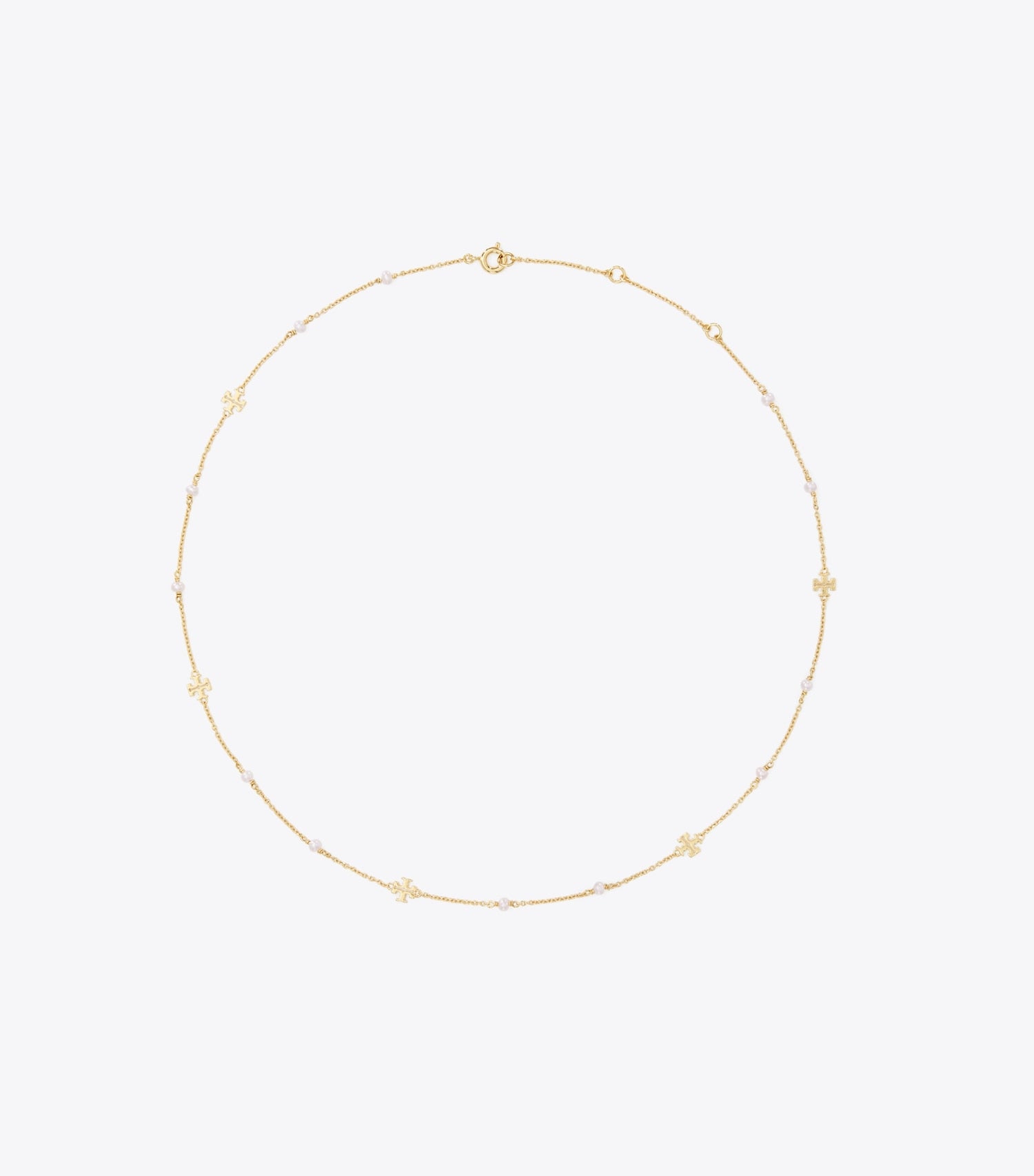 Tory Burch Moondance Pearl Necklace - Tory Gold / Pearl