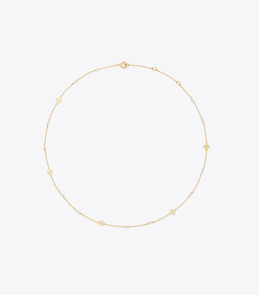Tory Burch Moondance Pearl Necklace - Tory Gold / Pearl