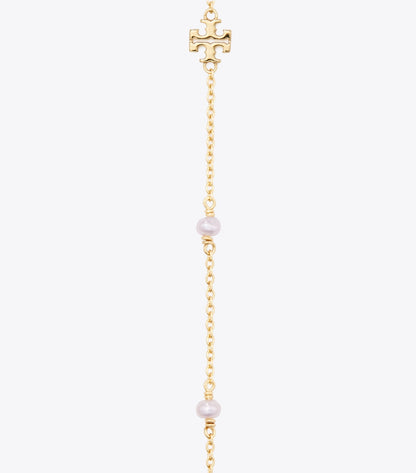 Tory Burch Moondance Pearl Necklace - Tory Gold / Pearl