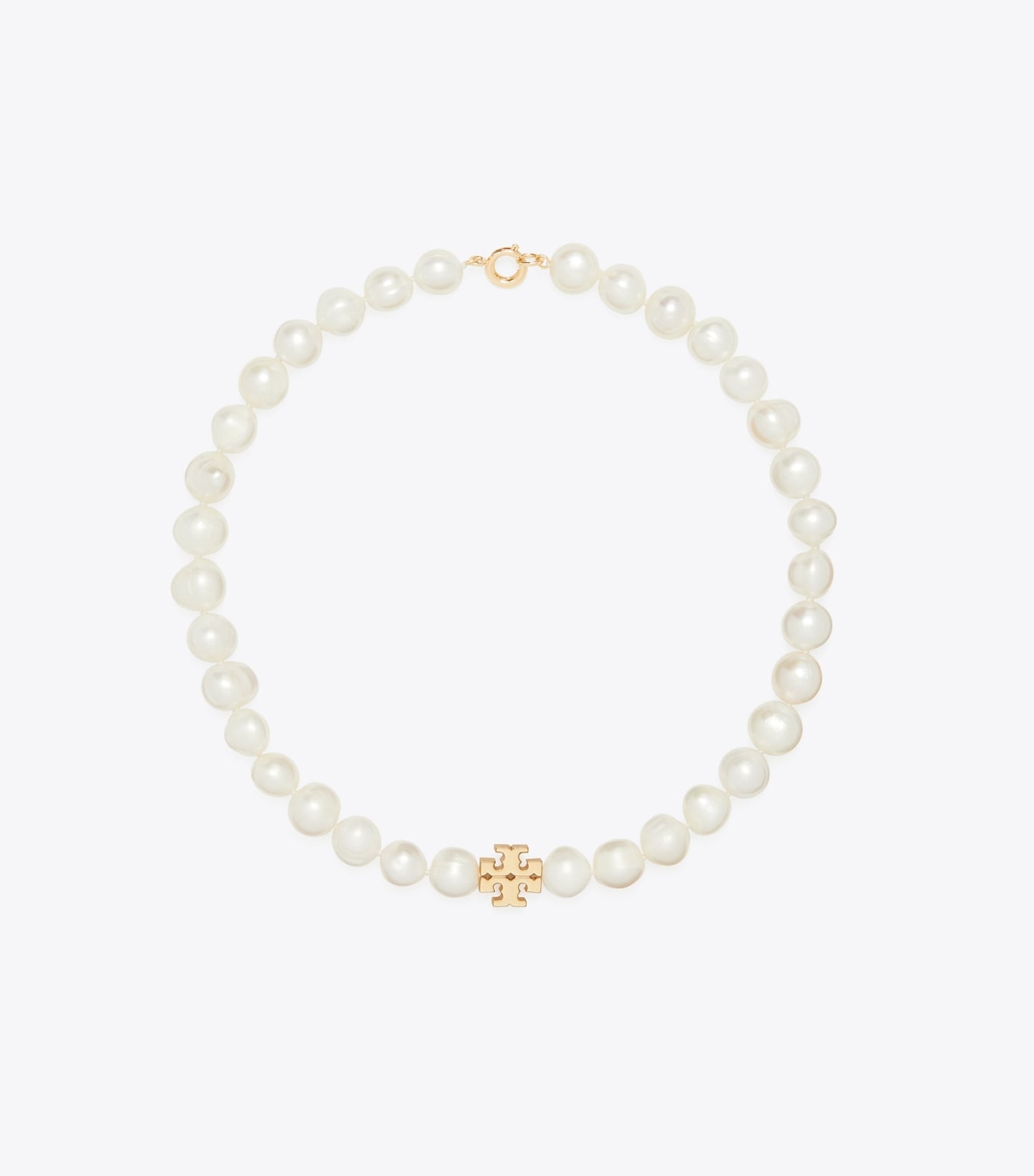 Tory Burch Moondance Pearl Necklace - Tory Gold / Cream