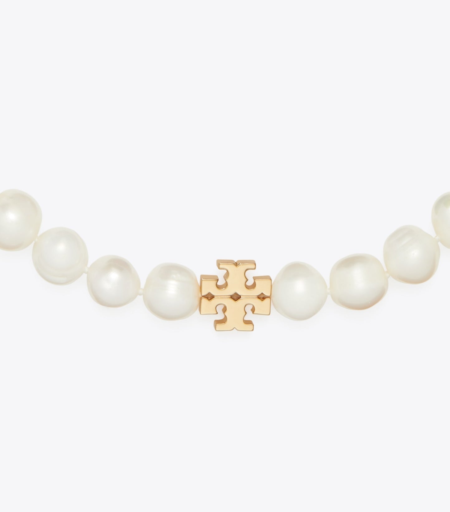 Tory Burch Moondance Pearl Necklace - Tory Gold / Cream