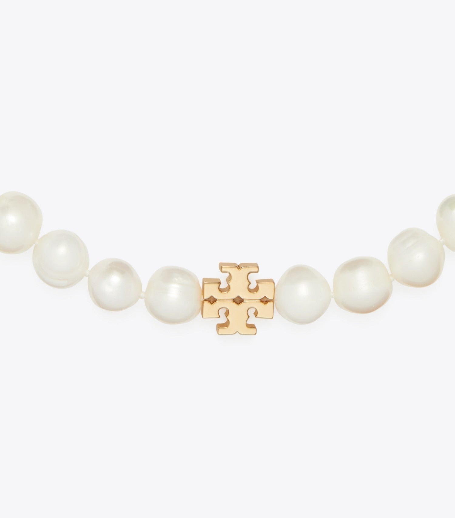 Tory Burch Moondance Pearl Necklace - Tory Gold / Cream