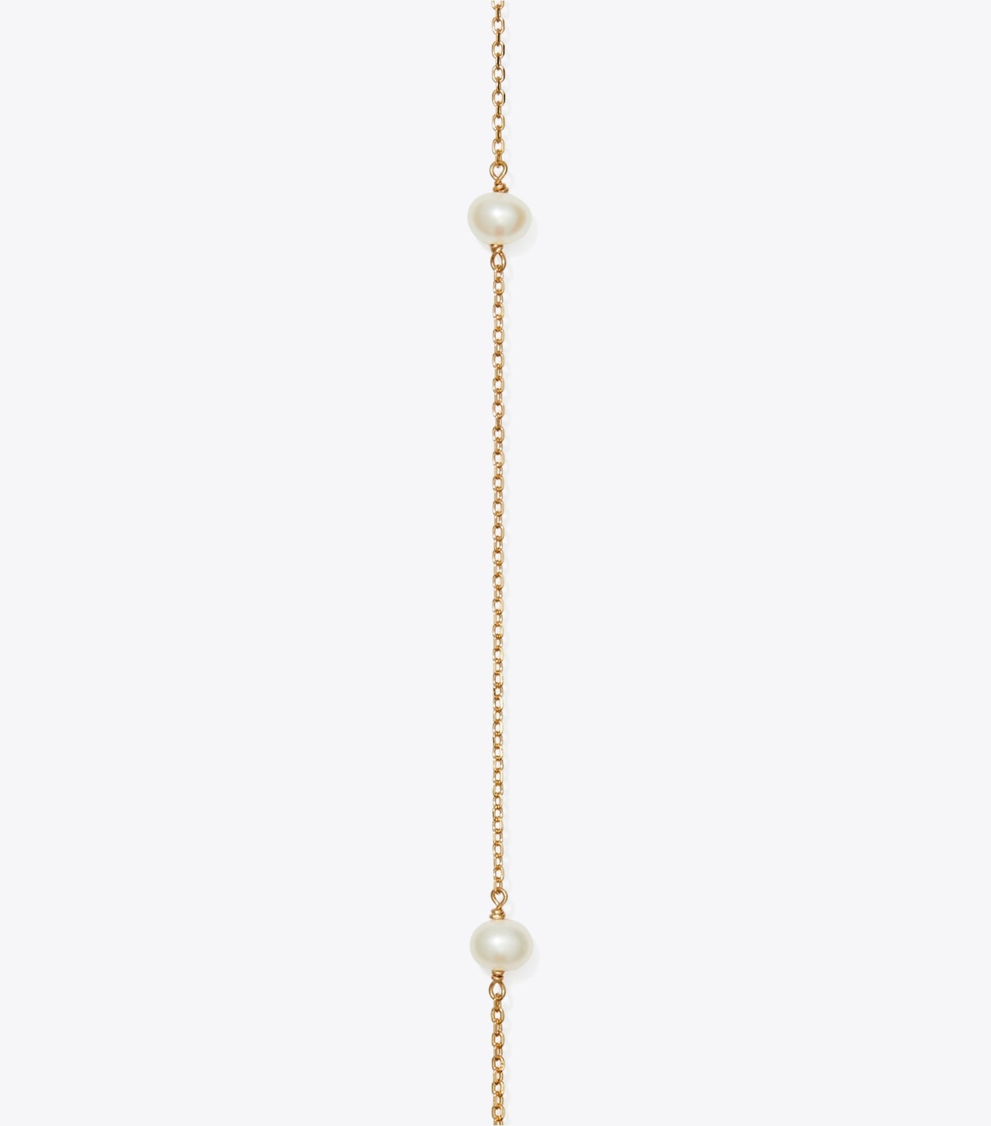 Tory Burch Moondance Long Pearl Necklace - Tory Gold / Pearl