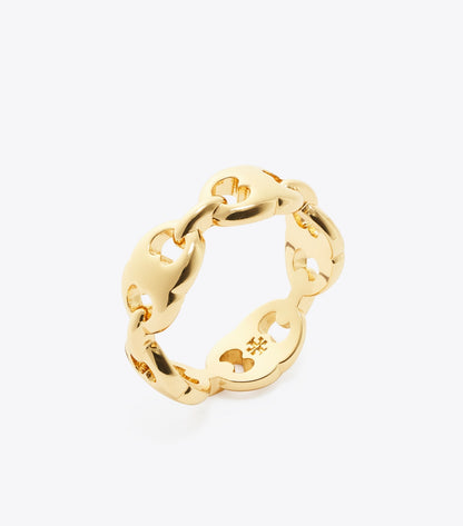 Tory Burch Gemini Link Ring - Light Brass