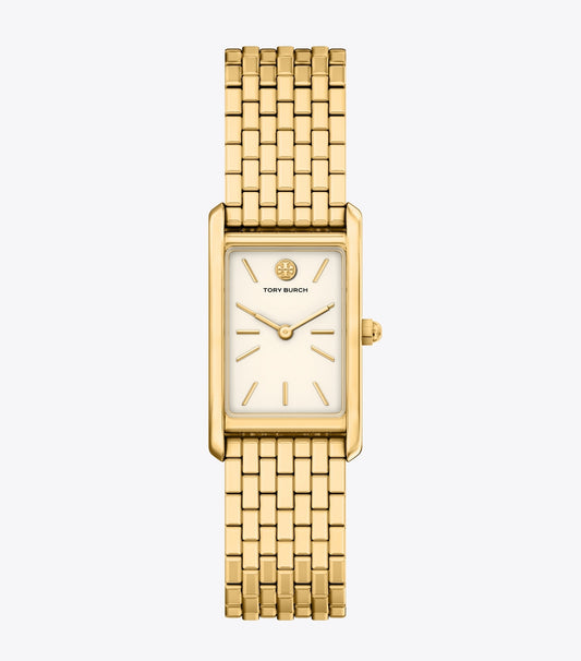 Tory Burch Slim Eleanor Watch - Ivory/Gold