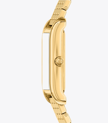 Tory Burch Slim Eleanor Watch - Ivory/Gold