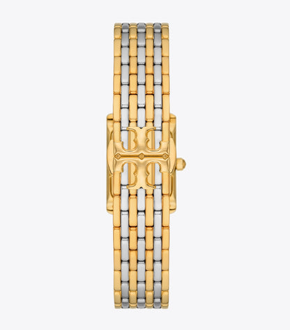 Tory Burch Small Eleanor Watch - Ivory / Two-Tone