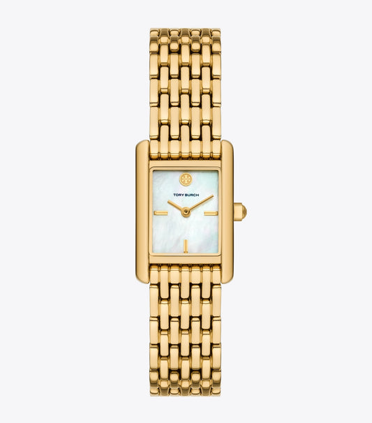 Tory Burch Small Eleanor Watch - White Mop/Gold