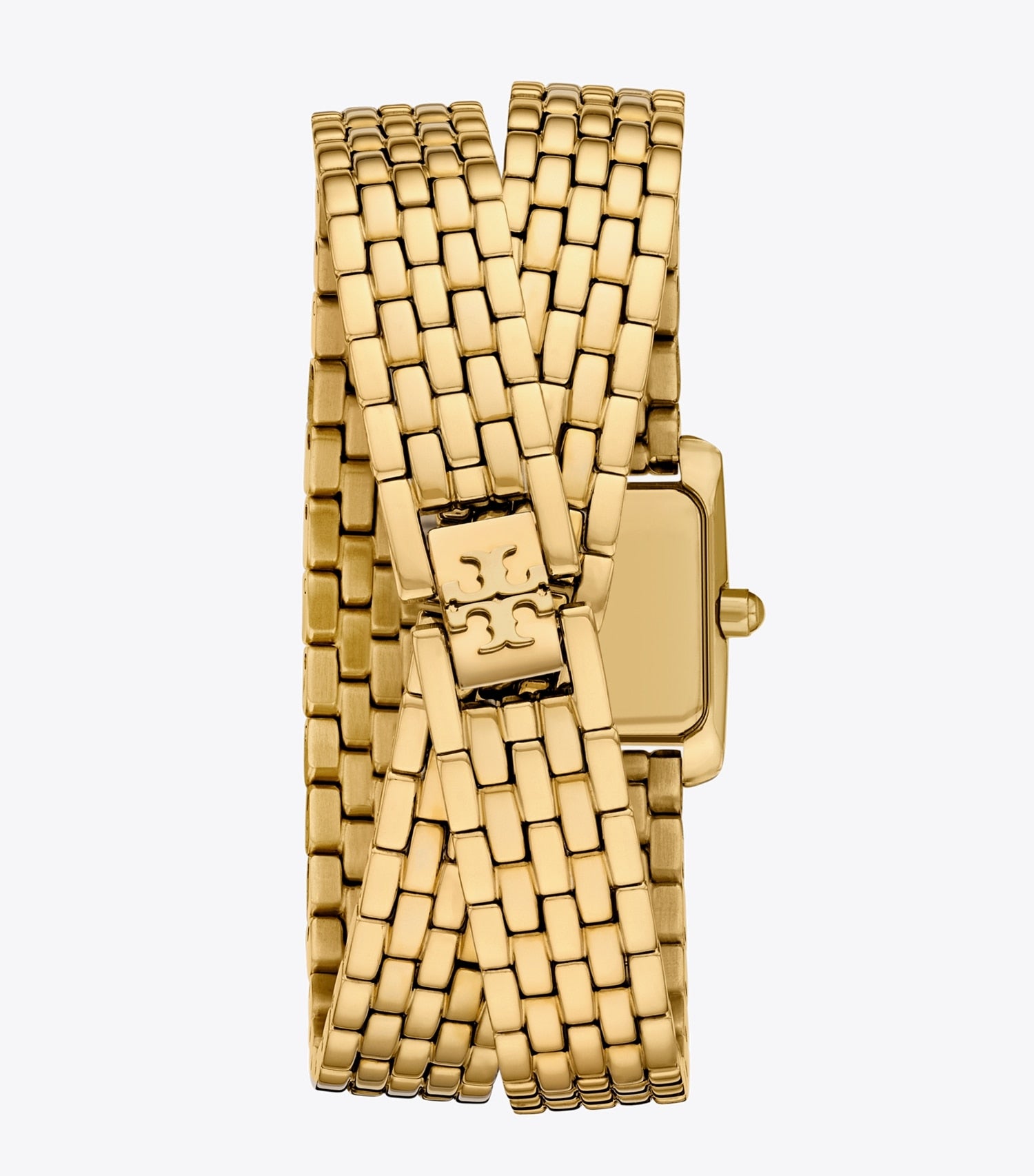 Tory Burch Mini Eleanor Double Wrap Watch - Ivory/Gold