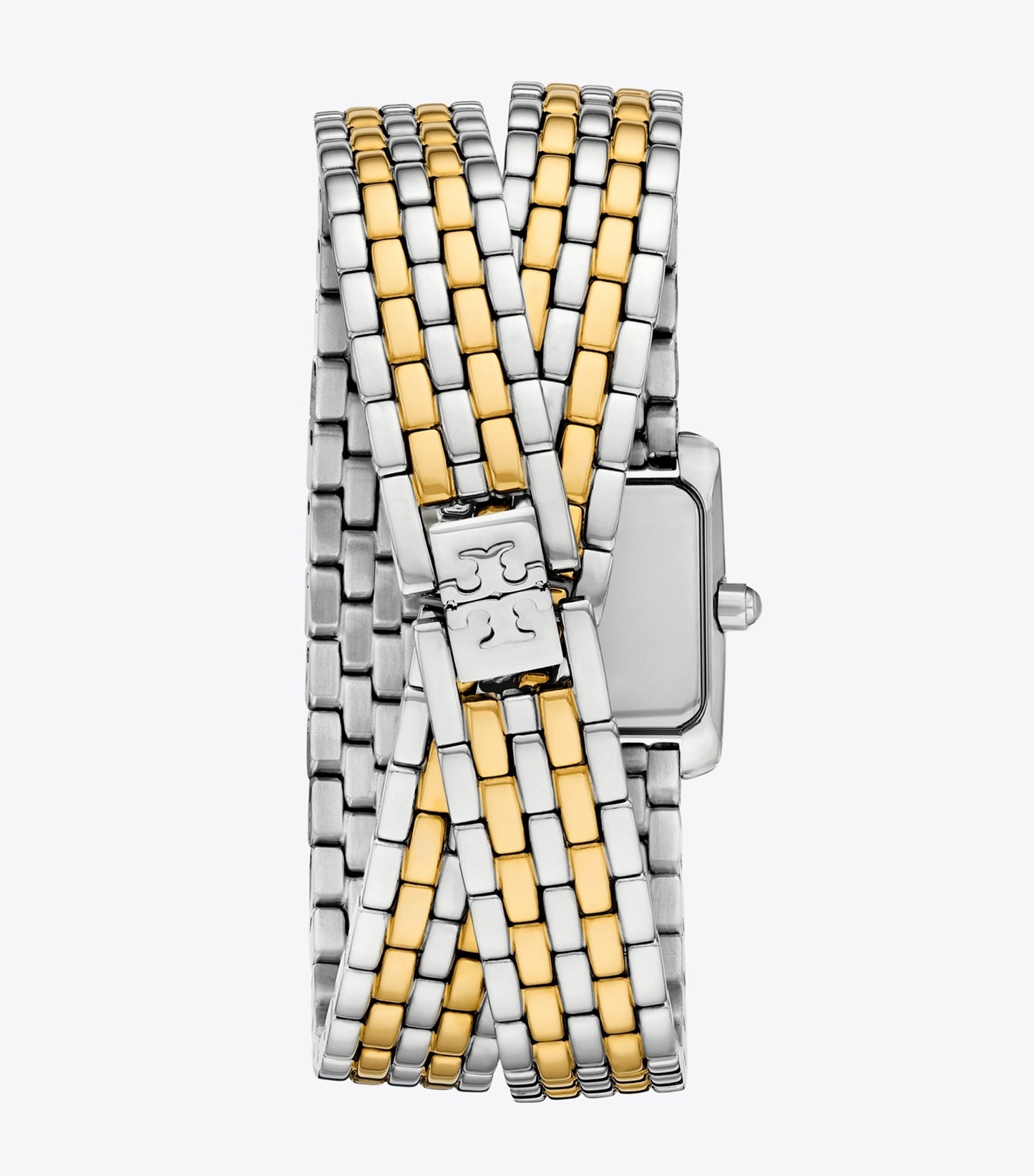 Tory Burch Mini Eleanor Double Wrap Watch - Ivory/Two-Tone