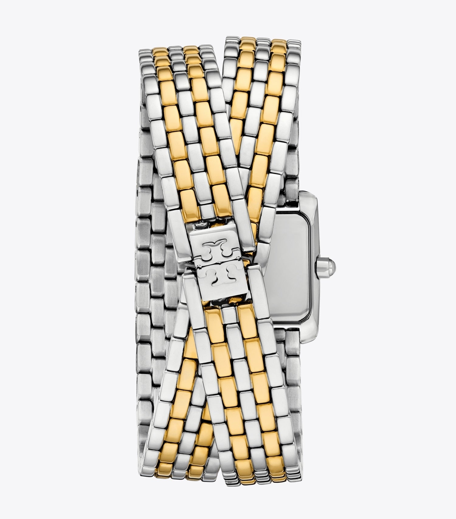Tory Burch Mini Eleanor Double Wrap Watch - Ivory/Two-Tone