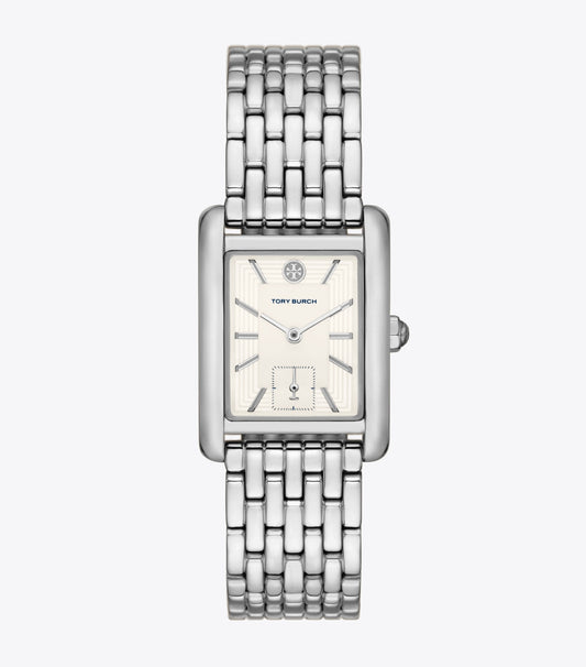 Tory Burch Eleanor Watch - Ivory/Silver