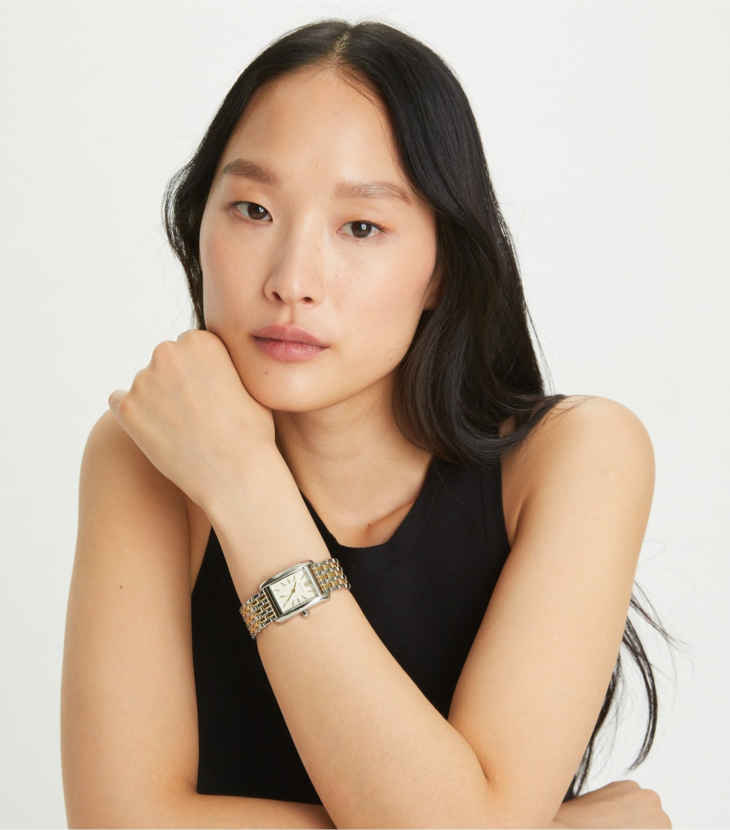 Tory Burch Eleanor Watch - Ivory/Silver