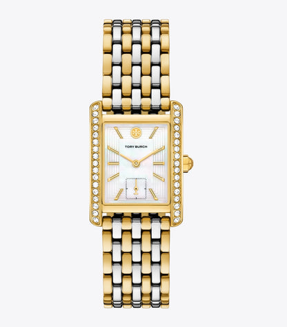 Tory Burch Eleanor Watch - Mop/Stones/Two-Tone