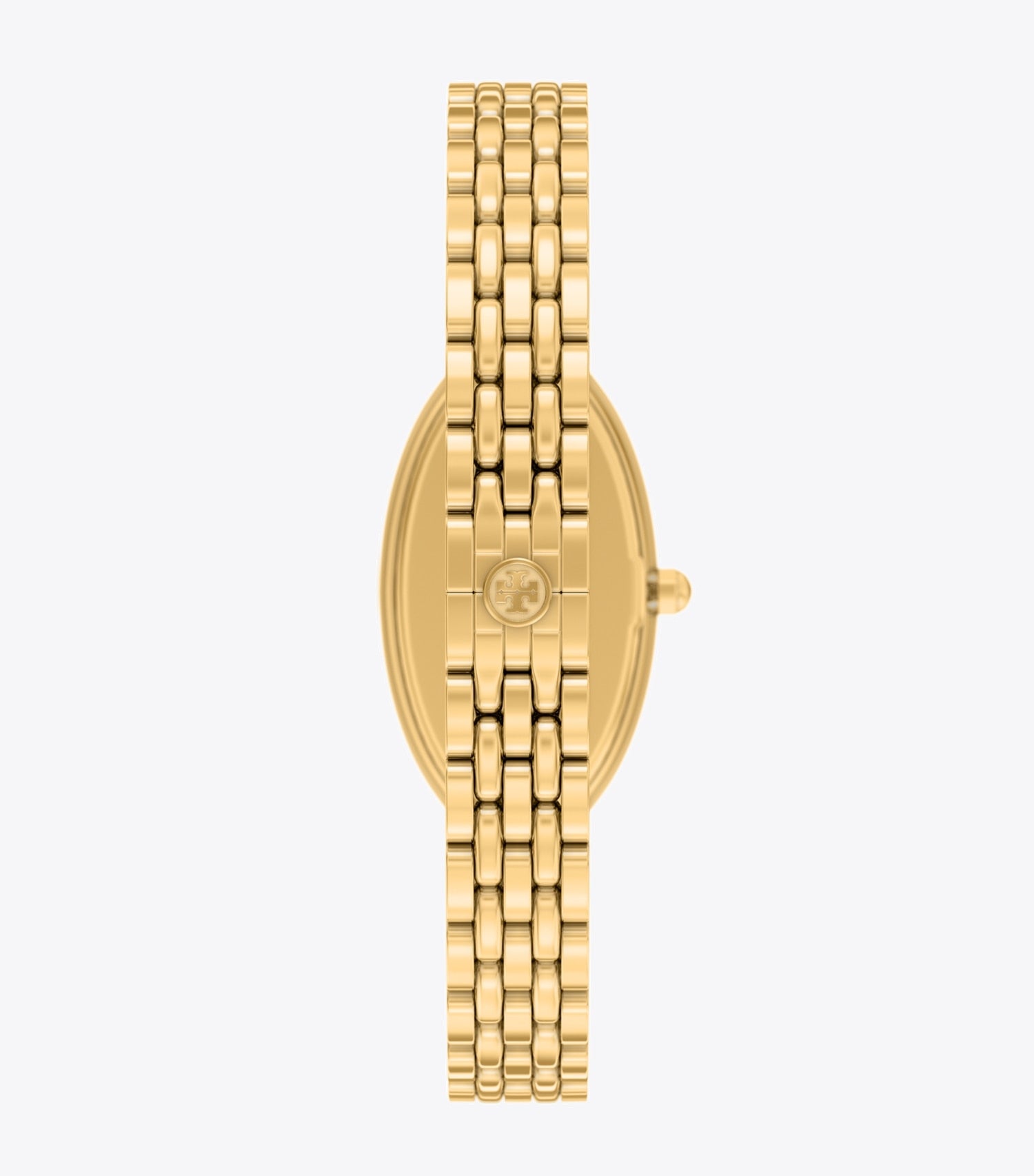 Tory Burch Elongated Oval Watch - Ivory/Gold