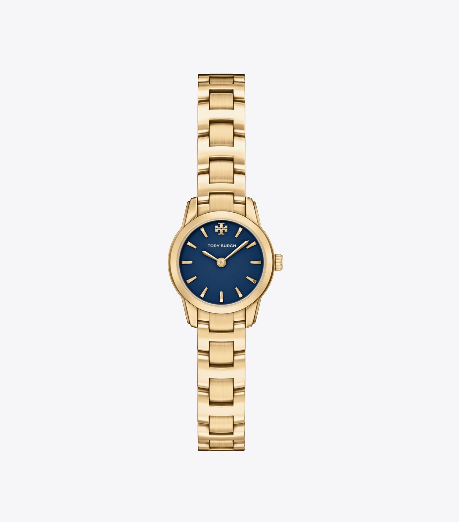 Tory Burch Mini Miller Watch - Navy/Pale Gold