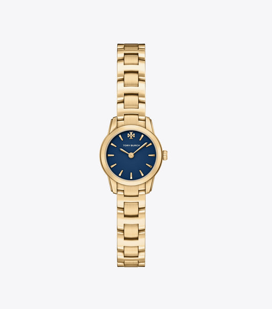 Tory Burch Mini Miller Watch - Navy/Pale Gold