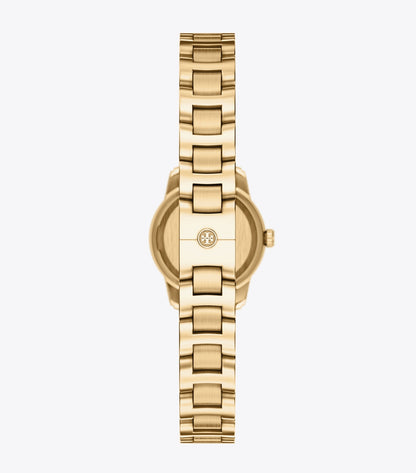 Tory Burch Mini Miller Watch - Navy/Pale Gold