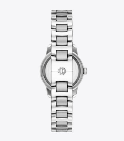 Tory Burch Small Miller Watch - Red/Silver