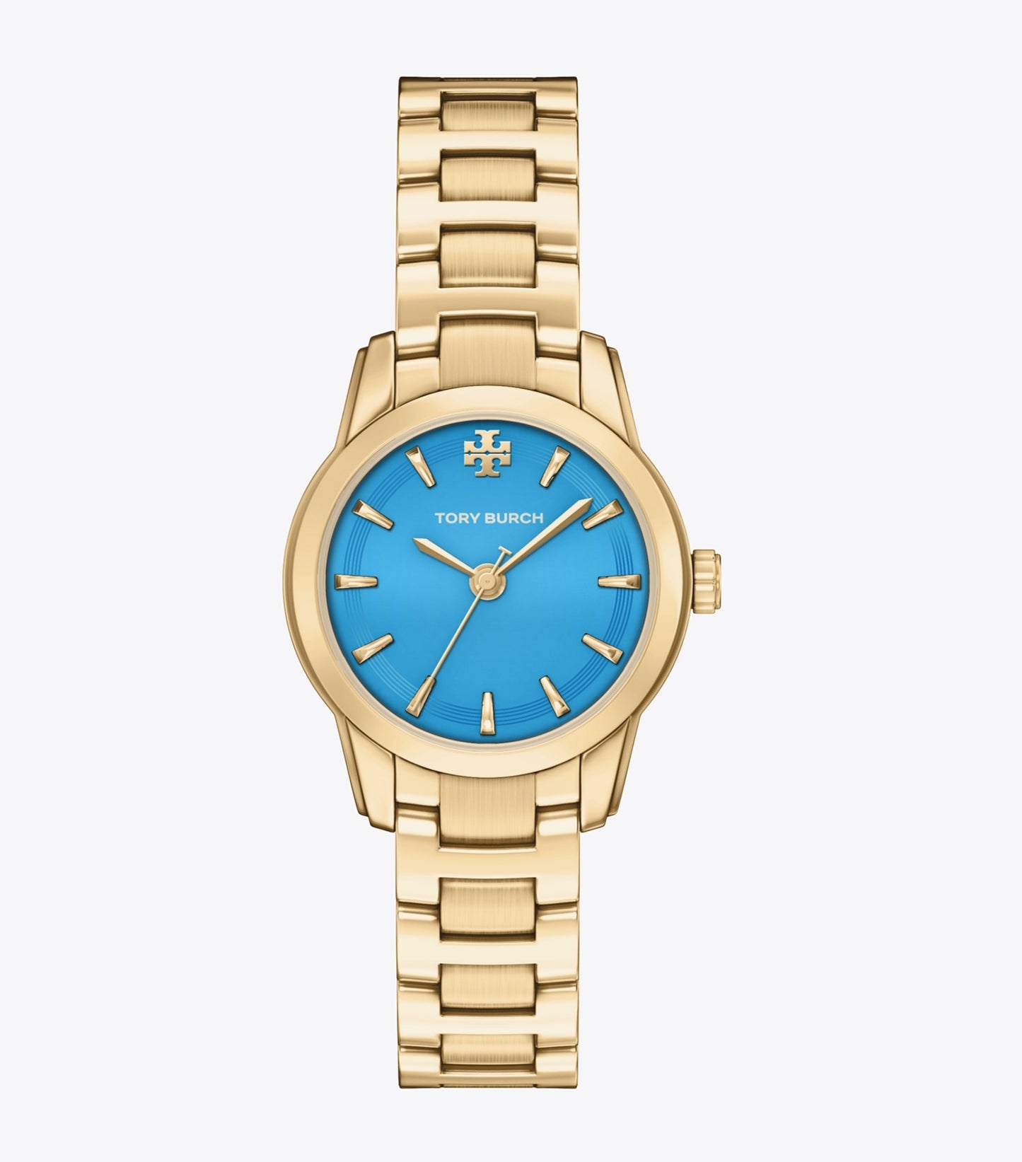 Tory Burch Small Miller Watch - Blue/Pale Gold