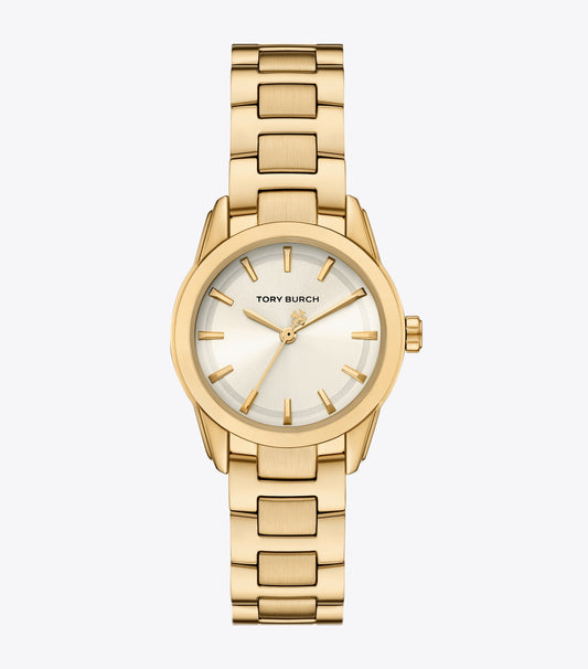 Tory Burch Small Miller Watch - Ivory/Pale Gold