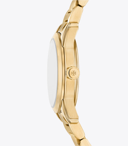 Tory Burch Small Miller Watch - Ivory/Pale Gold