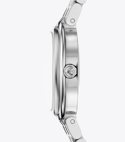 Tory Burch Oval Watch - Mint Green Mop/Silver
