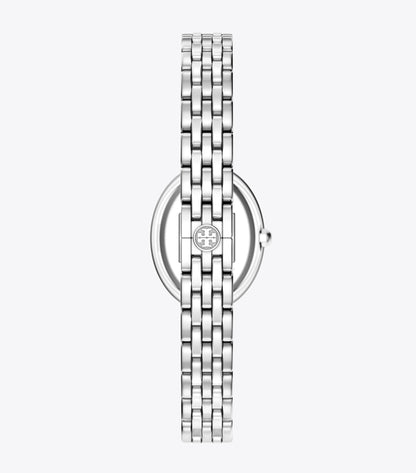 Tory Burch Oval Watch - Mint Green Mop/Silver