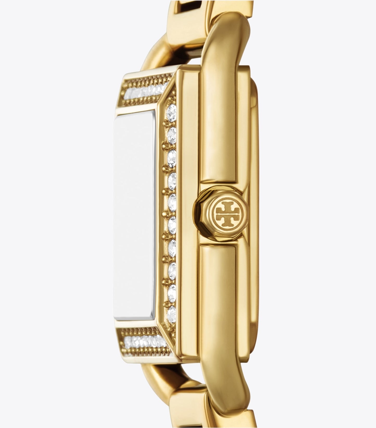 Tory Burch Small Kira Watch - Ivory/Stones/Gold