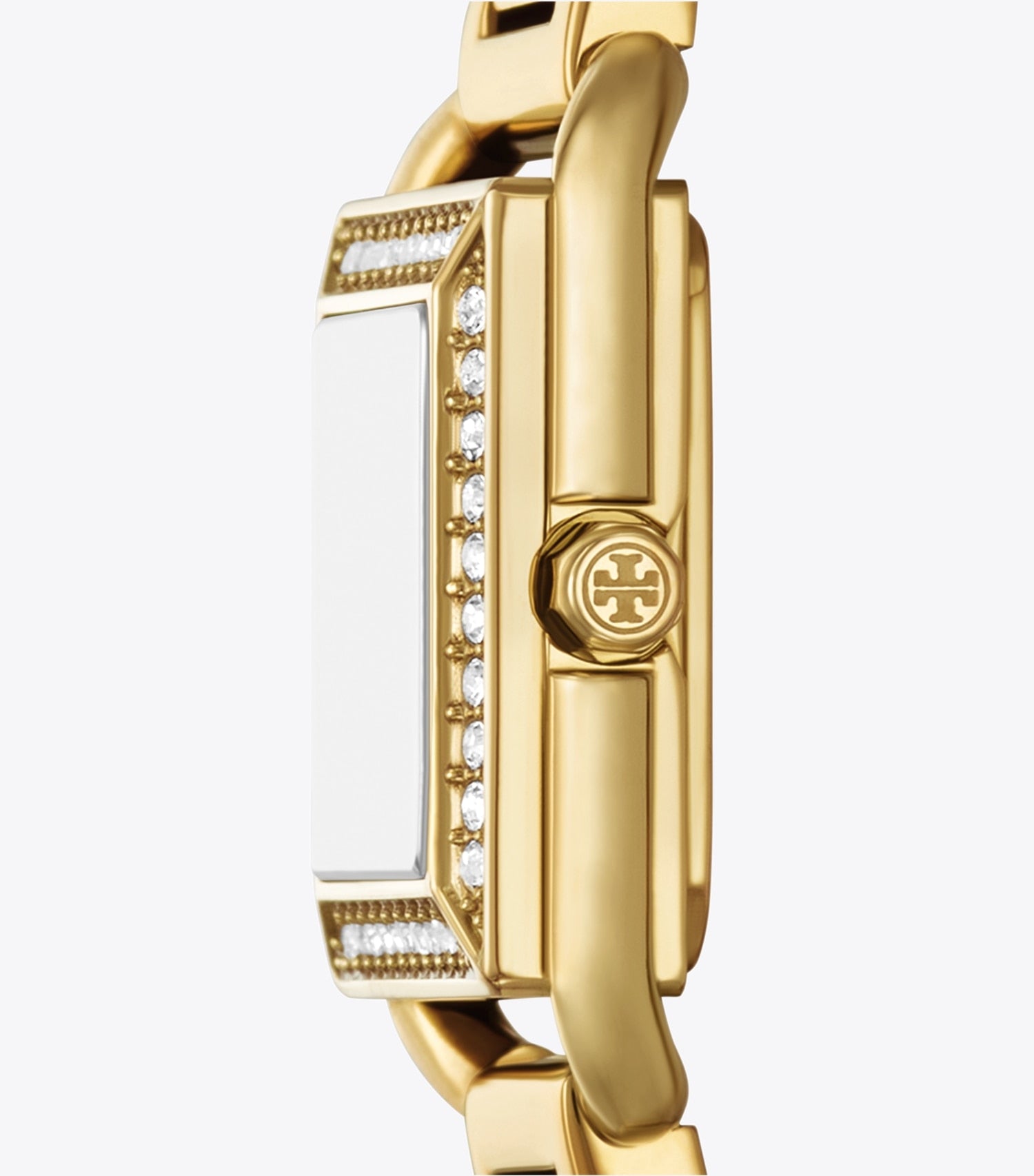 Tory Burch Small Kira Watch - Ivory/Stones/Gold