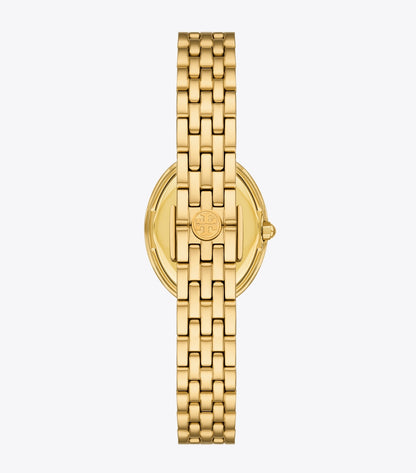Tory Burch Oval Watch - Mop/Stones/Gold