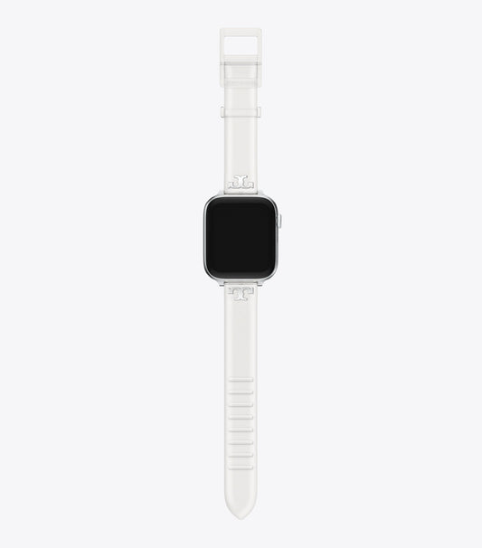 Tory Burch Single T Jelly Band for Apple Watch® - Clear