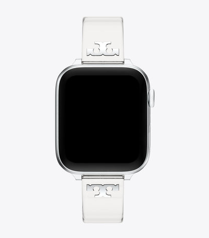 Tory Burch Single T Jelly Band for Apple Watch® - Clear