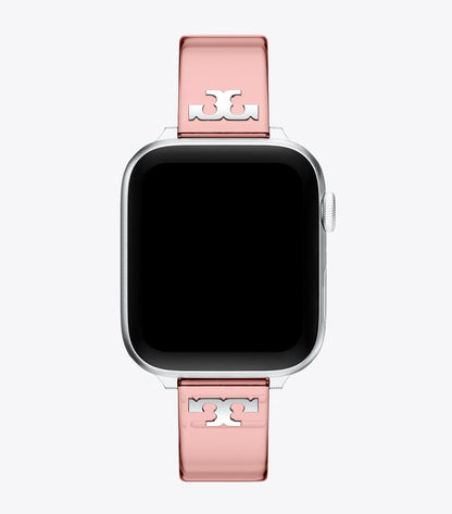 Tory Burch Single T Jelly Band for Apple Watch® - Light Pink