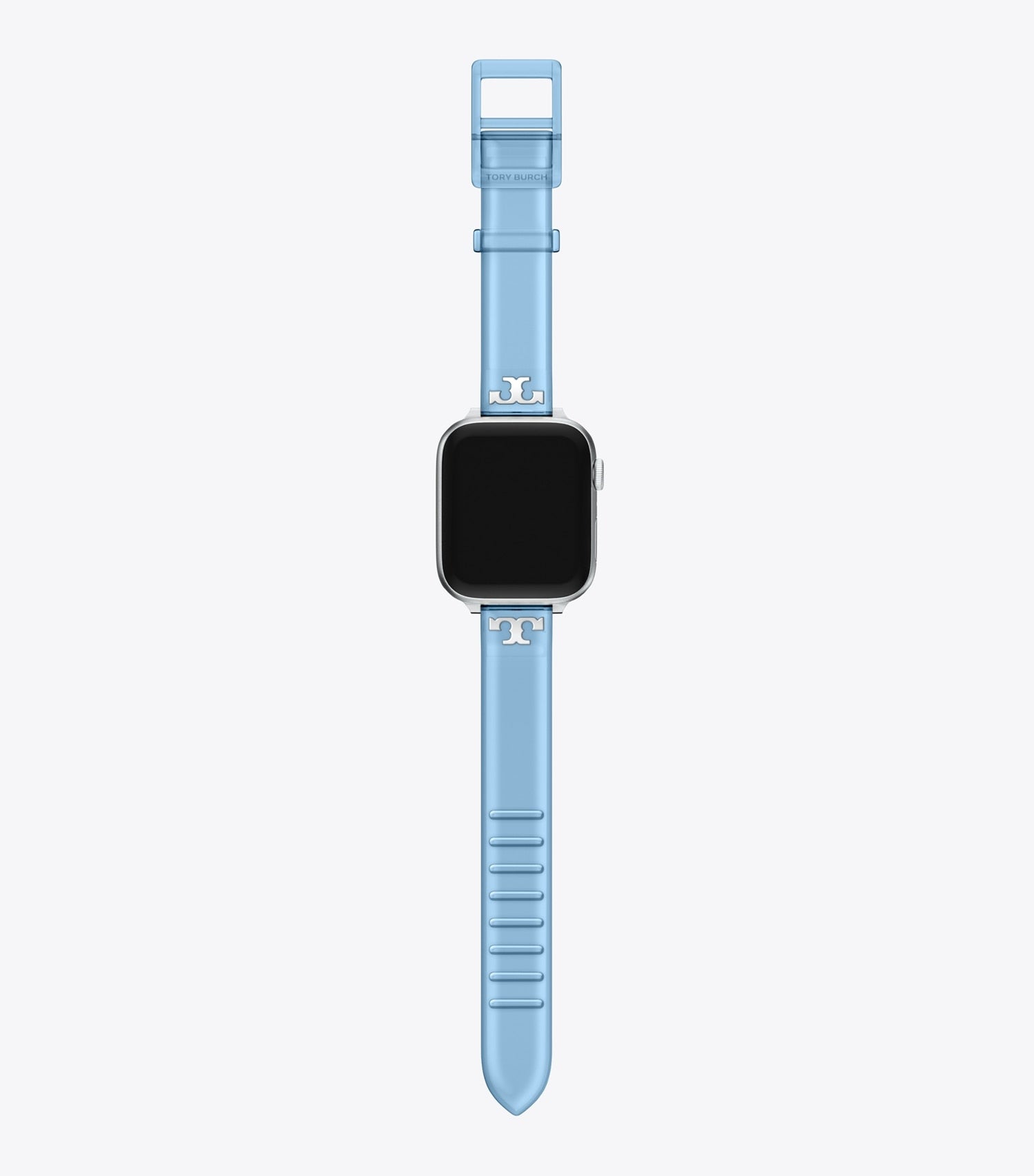 Tory Burch Single T Jelly Band for Apple Watch® - Light Blue