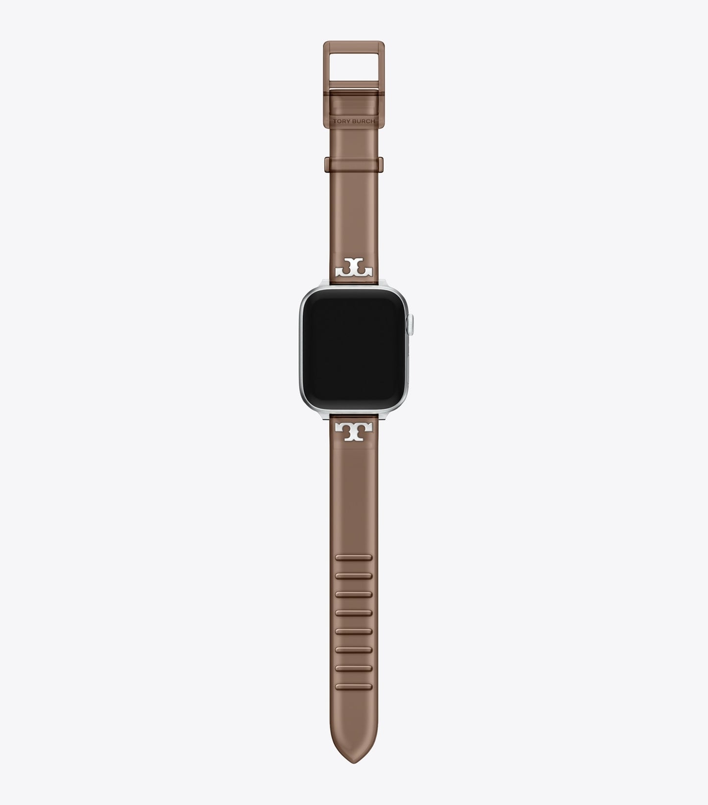 Tory Burch Single T Jelly Band for Apple Watch® - Light Brown