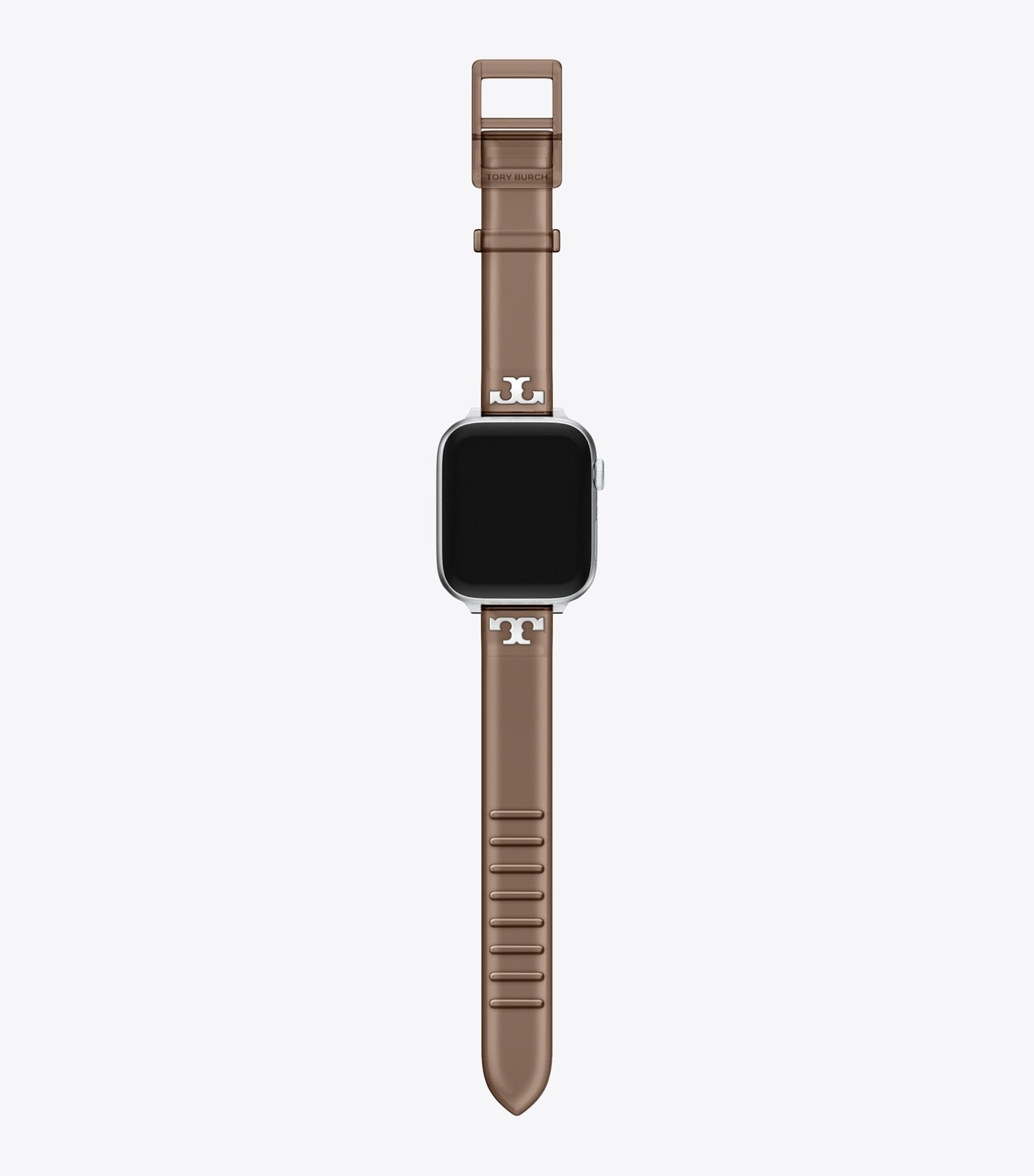 Tory Burch Single T Jelly Band for Apple Watch® - Light Brown