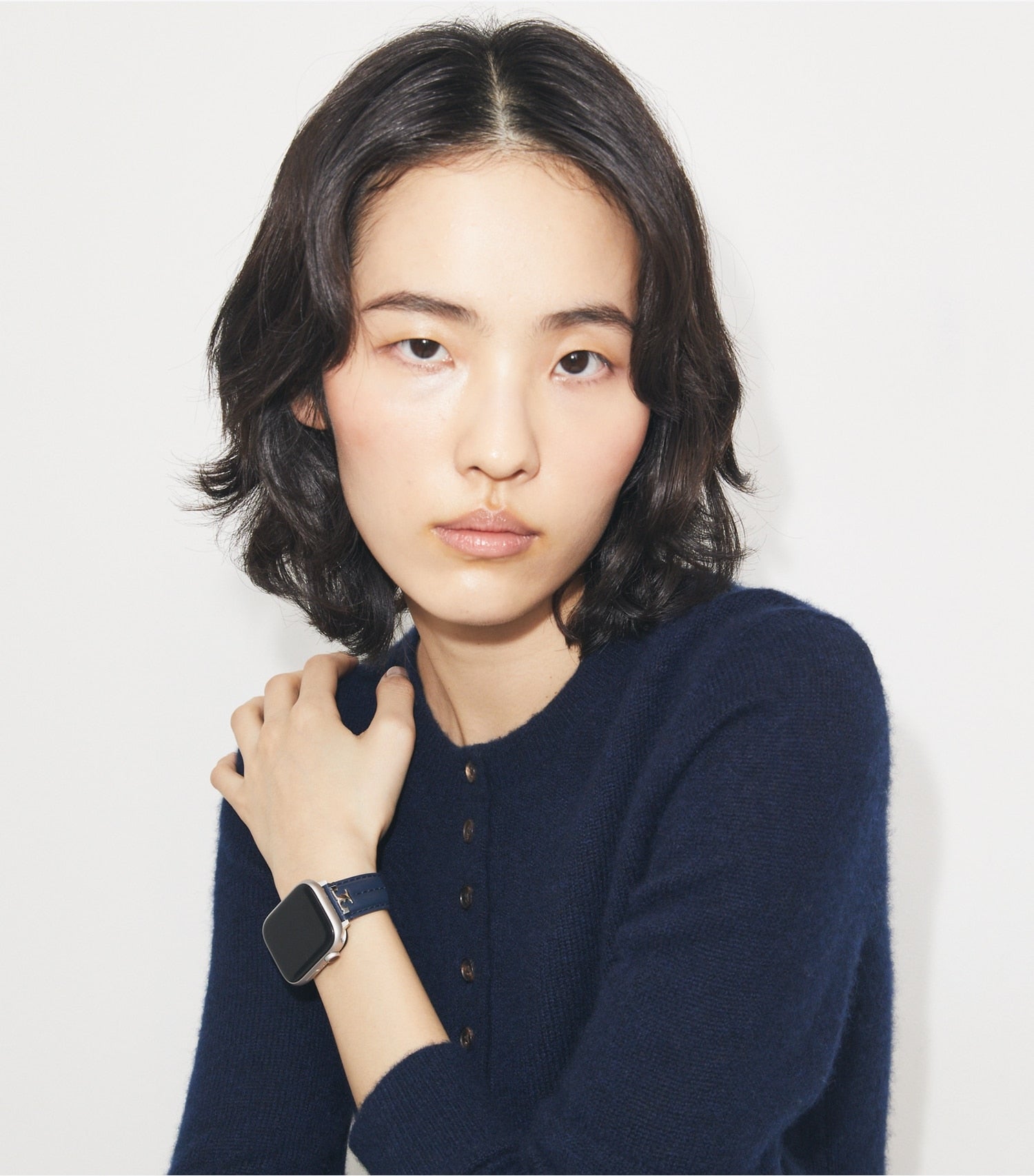 Tory Burch Kira Band for Apple Watch® - Navy