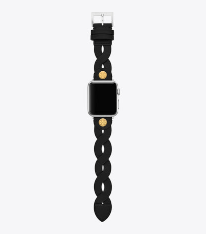 Tory Burch Miller Braided Band for Apple Watch® - Black