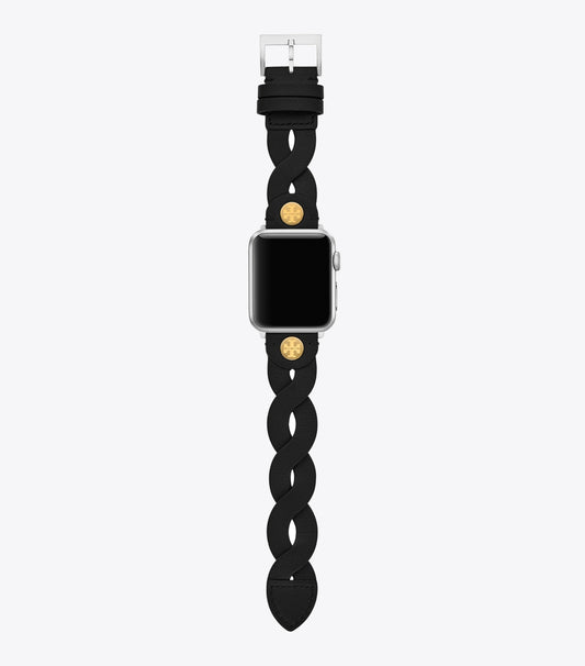 Tory Burch Miller Braided Band for Apple Watch® - Black