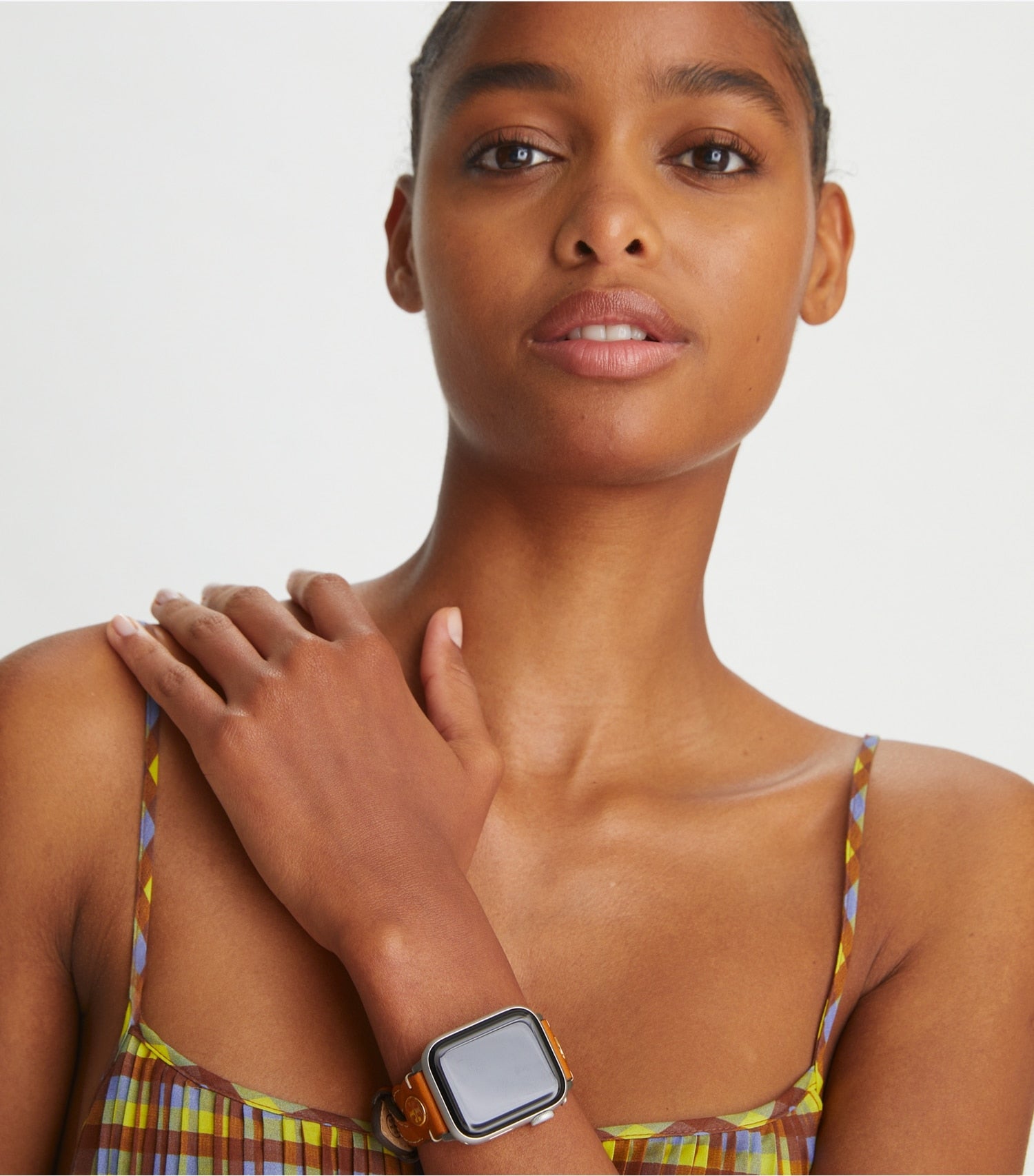 Tory Burch Miller Braided Band for Apple Watch® - Camello